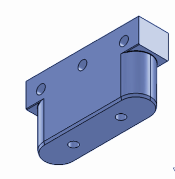 190x107x50 mm Držiak noža pre rotor MeWa