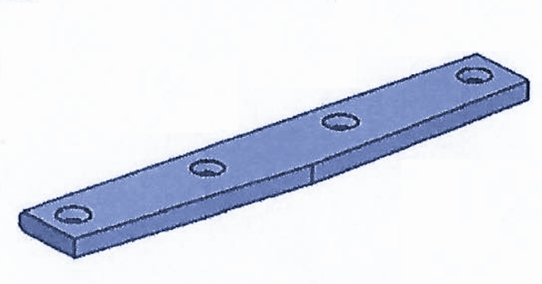 Nôž 340x60x12 mm