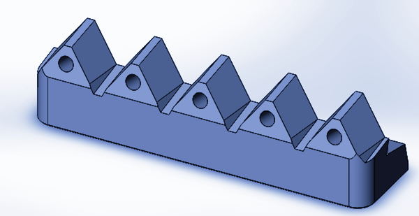 399x106x96 mm Držiak noža pre Eldan HR, R+L (35 mm nože)