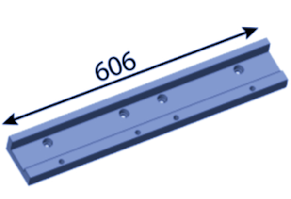 606 mm Základná doska pre horný protinôž pre Kesla ®