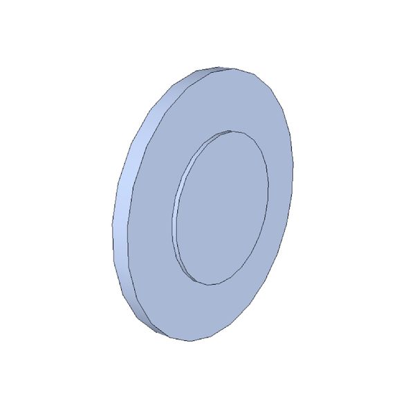 61,8x35x13,5 mm dištančný krúžok Unikaset KN fréz