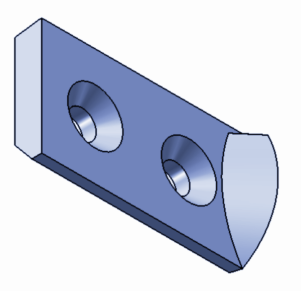 62,45x35x16,7 mm Nôž 2 (2xf16,5,R30, 22°, 40°, 30°)