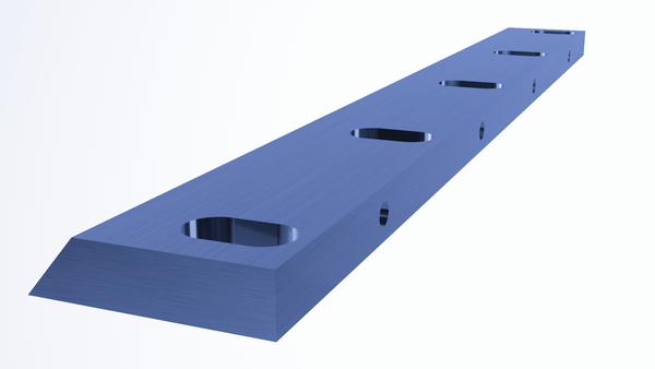 630x88x22 mm statorový nôž pre Technofer MU 600-490 TF