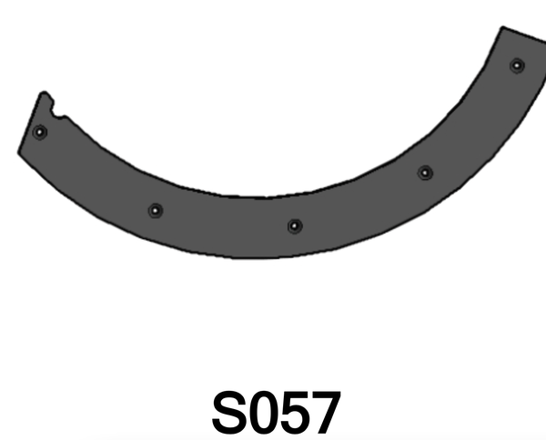 8 mm ochranný plech rotora (malý) (1+1) pre Albach Silvator