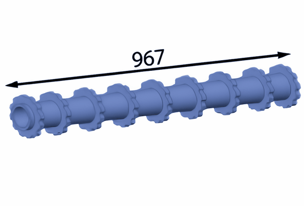 967 mm Dopravné potrubie s prevodmi pre Eschlböck ®